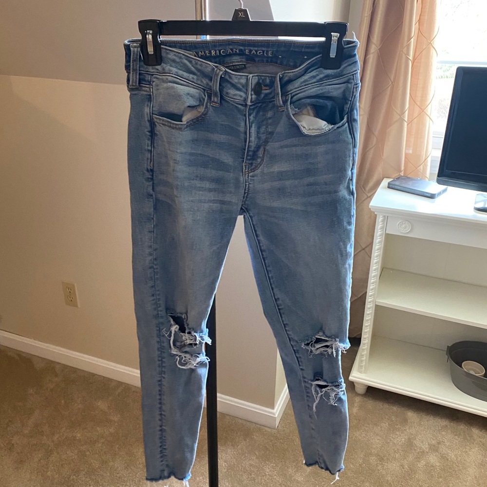 WOMENS 4 SHORT American Eagle Jeggings